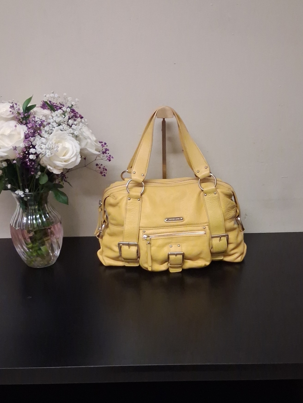 Michael Kors Pebbled Leather Utility Bag